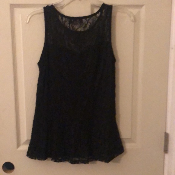 Black Lace Tank - Picture 3 of 4